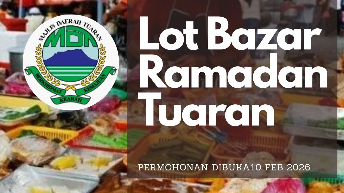 Permohonan Lot Bazar Ramadan Majlis Daerah Tuaran Dibuka Pada 10 Februari 2026