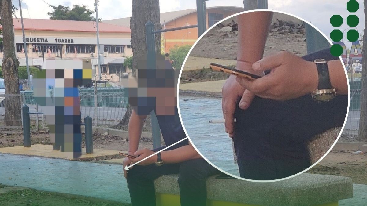 Pengunjung Taman Awam Tuaran Kecewa Dengan Pengunjung Merokok di Kawasan Kanak-Kanak